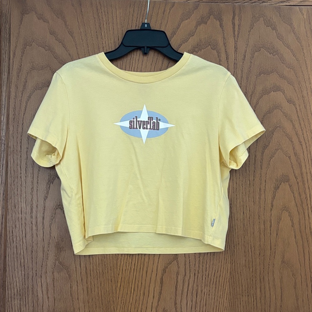 Levi's Light Yellow Crop Top